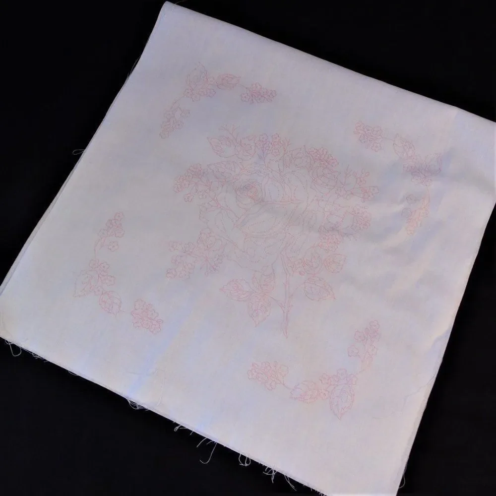 Vintage Paint Embroidery Quilt Block